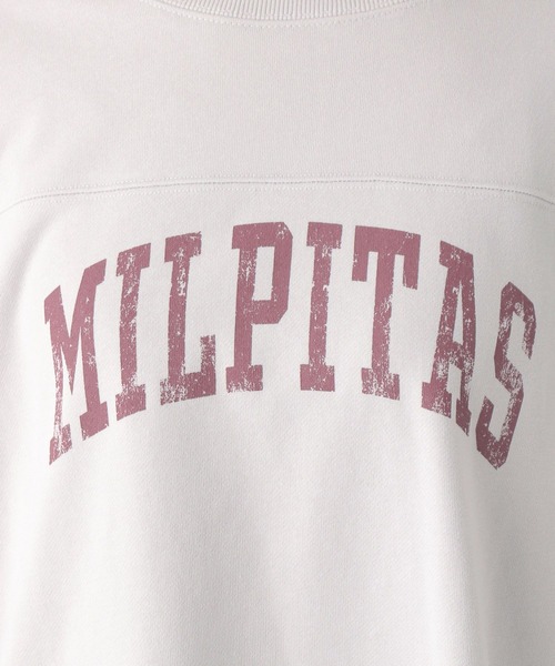 LEPSIM（レプシィム）の「チュニックロゴスウェット　185910（Tシャツ/カットソー・レディース・ライトグレー/ライトブルー/グレー/オレンジ・FREE）」の17枚目の写真