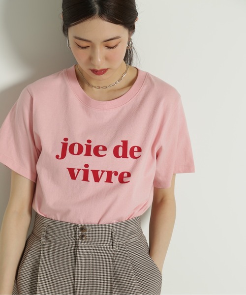 FREE'S MART（フリーズマート）の「◆カラーロゴプリントコンパクトTシャツ（Tシャツ/カットソー・レディース・ブラック/ピンク/ホワイト・FREE）」の13枚目の写真