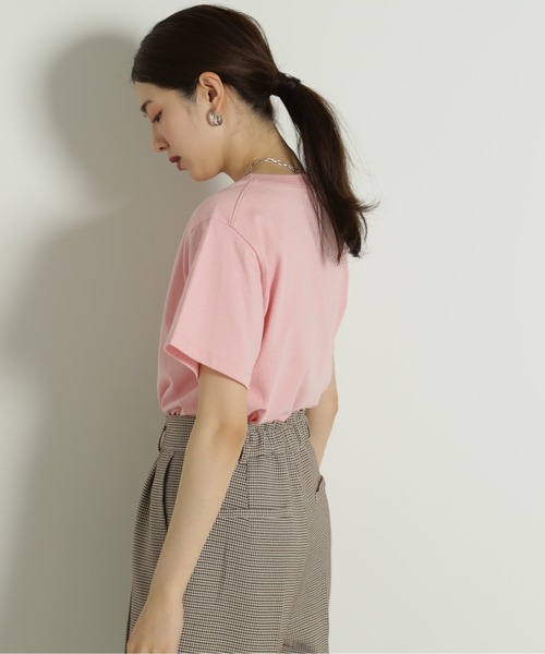 FREE'S MART（フリーズマート）の「◆カラーロゴプリントコンパクトTシャツ（Tシャツ/カットソー・レディース・ブラック/ピンク/ホワイト・FREE）」の19枚目の写真