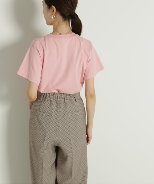 FREE'S MART（フリーズマート）の「◆カラーロゴプリントコンパクトTシャツ（Tシャツ/カットソー・レディース・ブラック/ピンク/ホワイト・FREE）」の5枚目の写真