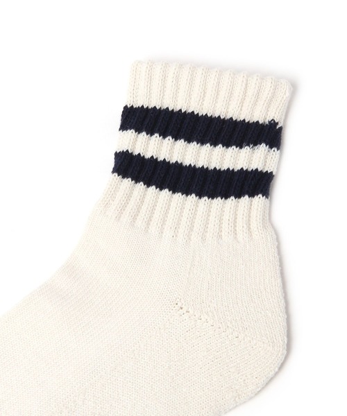 Healthknit（ヘルスニット）の「【Healthknit(ヘルスニット)】シンカー2本ライン3Pソックス（ソックス/靴下・メンズ・マスタード・FREE）」の2枚目の写真