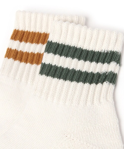 Healthknit（ヘルスニット）の「【Healthknit(ヘルスニット)】シンカー2本ライン3Pソックス（ソックス/靴下・メンズ・マスタード・FREE）」の6枚目の写真