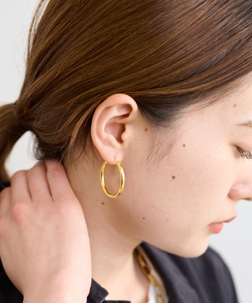 LEMAIRE エクストラスモール フープピアス LEMAIRE - 【残りわずか】Classic Hoops_XS(SILVER) | ACRMTSM