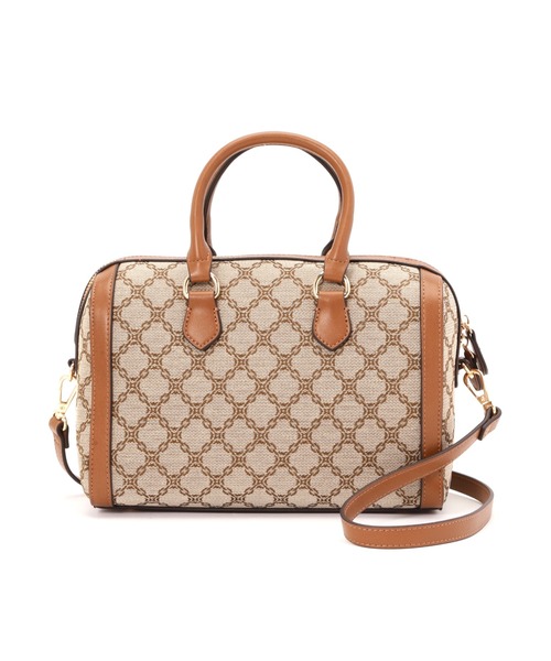 N.（N. Natural Beauty Basic）（エヌエヌナチュラルビューティーベーシック）の「◆モノグラムジャガードボストンバッグ（ボストンバッグ・レディース・ベージュ系その他・ﾌﾘ-）」の10枚目の写真