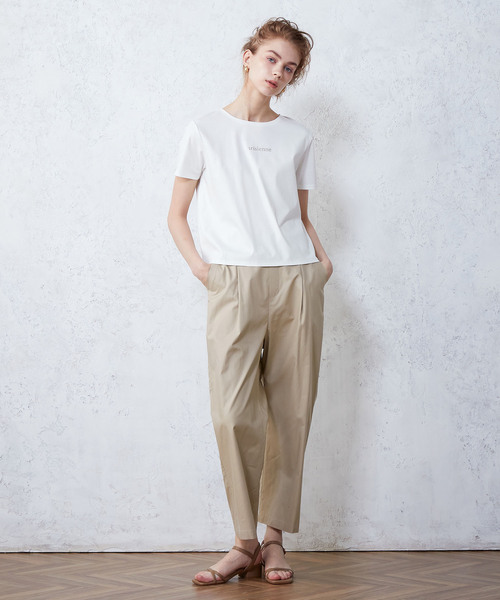 LE SOUK HOLIDAY(ルスークホリデー)の「ロゴTシャツ(Tシャツ/カットソー・レディース・オフホワイト/オレンジ/ブラック/サックスブルー・L/M)」の18枚目の写真