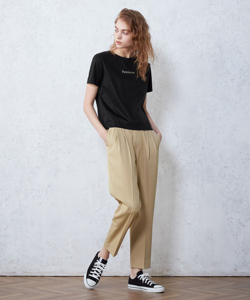 LE SOUK HOLIDAY(ルスークホリデー)の「ロゴTシャツ(Tシャツ/カットソー・レディース・オフホワイト/オレンジ/ブラック/サックスブルー・L/M)」の10枚目の写真