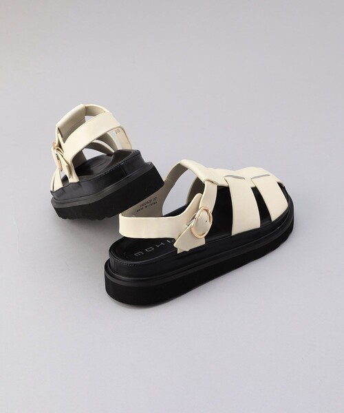 MOHI ブラック グルカサンダル 37 MOHI / グルカサンダル（ブラック