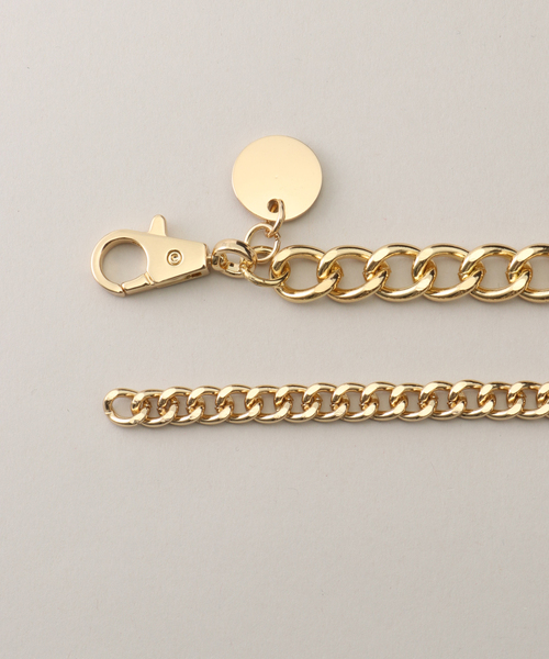 AP STUDIO（エーピーストゥディオ）の「【ATELIER AMBOISE/アトリエ アンボワーズ】chain belt（ベルト・レディース・ゴールド・FREE）」の4枚目の写真