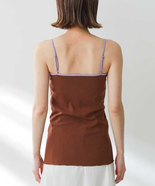 SENSE OF PLACE by URBAN RESEARCH（センスオブプレイスバイアーバンリサーチ）の「バイカラーカップツキキャミソール（キャミソール・レディース・ブラウン/ブラック/イエロー・ONE）」の19枚目の写真