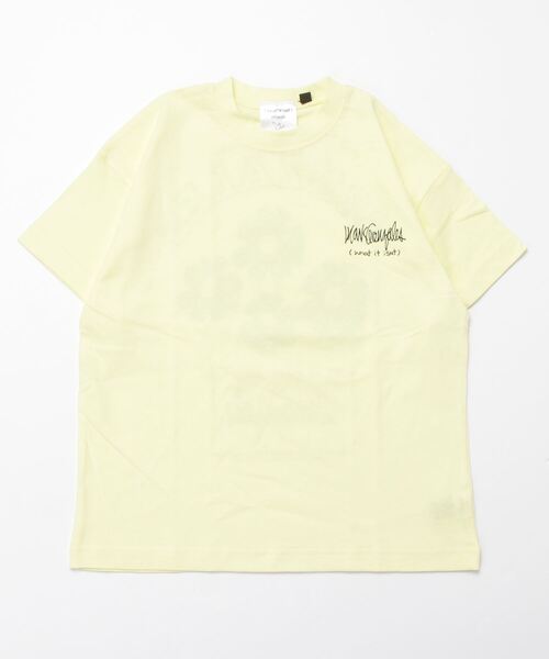 (What it isNt)ART BY MARKGONZALES(ワットイットイズント)の「(What it isNt)ART BY MARKGONZALES/ワット イット イズント マークゴンザレス キッズ Tシャツ 47130327(Tシャツ/カットソー・キッズ・ブラック×ブルー/イエロー×グリーン/ホワイト×イエロー・130cm/150cm/140cm/160cm)」の1枚目の写真