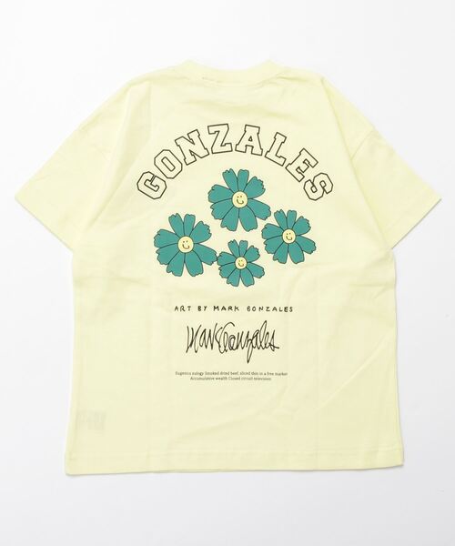 (What it isNt)ART BY MARKGONZALES(ワットイットイズント)の「(What it isNt)ART BY MARKGONZALES/ワット イット イズント マークゴンザレス キッズ Tシャツ 47130327(Tシャツ/カットソー・キッズ・ブラック×ブルー/イエロー×グリーン/ホワイト×イエロー・130cm/150cm/140cm/160cm)」の4枚目の写真