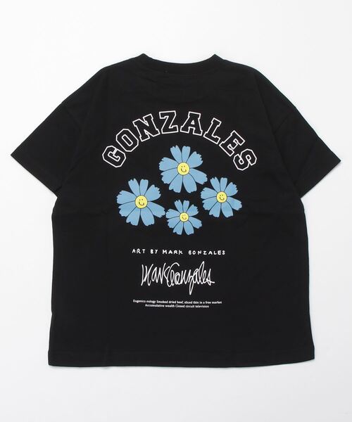 (What it isNt)ART BY MARKGONZALES(ワットイットイズント)の「(What it isNt)ART BY MARKGONZALES/ワット イット イズント マークゴンザレス キッズ Tシャツ 47130327(Tシャツ/カットソー・キッズ・ブラック×ブルー/イエロー×グリーン/ホワイト×イエロー・130cm/150cm/140cm/160cm)」の3枚目の写真