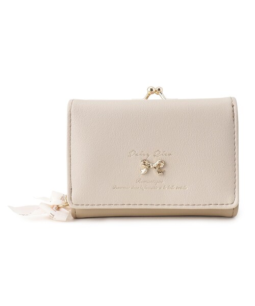Ober Tashe（オーバータッシェ）の「デイジーリコ ガーリーサテンリボンミニ口金財布（財布・レディース・ピンク系/ブルー/ベージュ・FREE）」の4枚目の写真