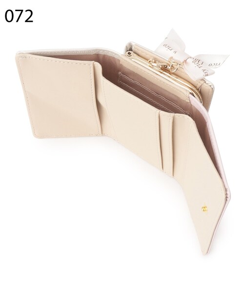 Ober Tashe（オーバータッシェ）の「デイジーリコ ガーリーサテンリボンミニ口金財布（財布・レディース・ピンク系/ブルー/ベージュ・FREE）」の8枚目の写真