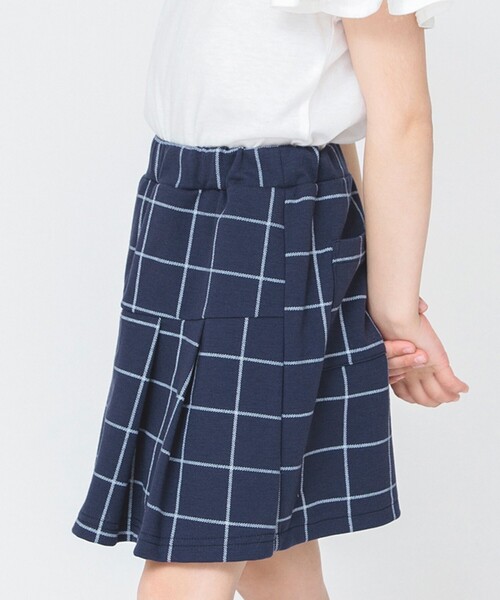 BRANSHES(ブランシェス)の「ラップスカパン(スカート・キッズ・ベージュ/ネイビー・100/90/120/110/150/130/140)」の21枚目の写真