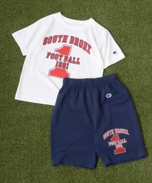 Champion（チャンピオン）の「Champion/チャンピオン 半袖Tシャツ×ハーフパンツ セットアップ 上下セット（ルームウェア/パジャマ・キッズ）」