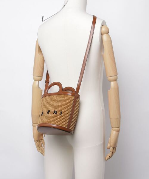 MARNI(マルニ)の「MINI BUCKET(ショルダーバッグ・レディース・ブラウン/ブラック・ONE SIZE)」の9枚目の写真