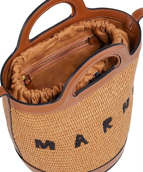 MARNI(マルニ)の「MINI BUCKET(ショルダーバッグ・レディース・ブラウン/ブラック・ONE SIZE)」の4枚目の写真