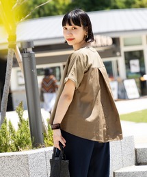 BEAMS HEART | BEAMS HEART / 後ボタン 異素材プルオーバー(Tシャツ/カットソー)