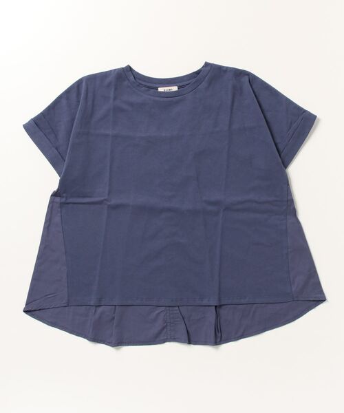 tシャツ 後釦 異素材 プルオーバー レディース BEAMS HEART（ビームスハート）の「BEAMS HEART / 後ボタン 異