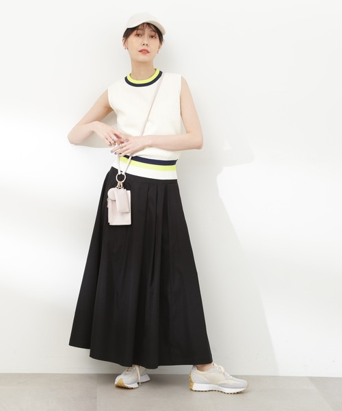 N.（N. Natural Beauty Basic）（エヌエヌナチュラルビューティーベーシック）の「◆マルチカラーメッシュニット（ニット/セーター・レディース・ナチュラル/ネイビー/オフホワイト・MEDIUM）」の11枚目の写真