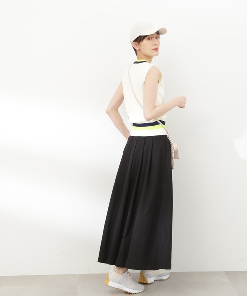 N.（N. Natural Beauty Basic）（エヌエヌナチュラルビューティーベーシック）の「◆マルチカラーメッシュニット（ニット/セーター・レディース・ナチュラル/ネイビー/オフホワイト・MEDIUM）」の10枚目の写真