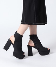 ESPERANZA | 【ラク盛り/ブーサン】リピーター続出/脚長美脚 厚底ブーツサンダル(ブーツ)