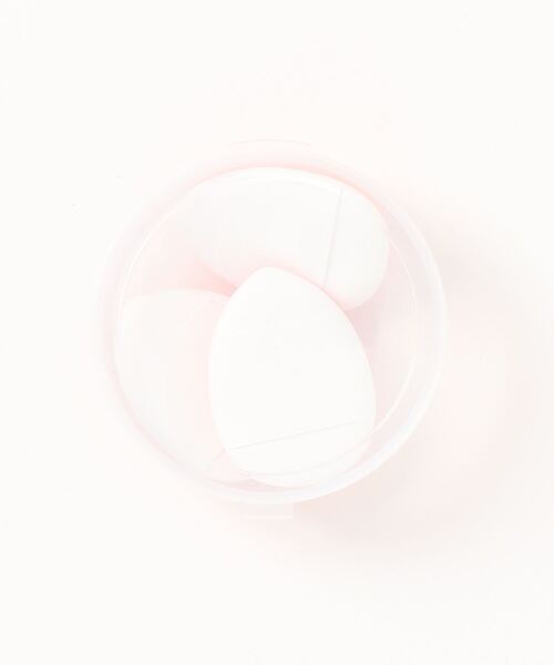 LAC-VERT（ラック・ヴェール）の「3ピースクッションパフミニ/指パフ（パフ・スポンジ・レディース・ホワイト/ライトブルー/ピンク/ブラック・FREE）」の6枚目の写真