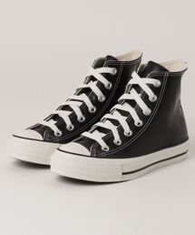 CONVERSE | converse コンバース AS (R) OLIVE GREEN LEATHER HI オールスター (R) オリーブ グリーン レザー HI 31309180 BLACK(スニーカー)