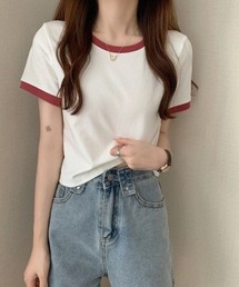 【SETUP7】ベーシックリンガーTシャツ KNF012