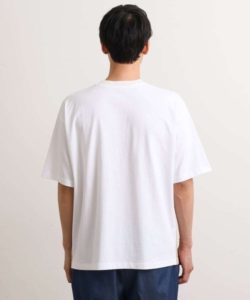a.v.v(アーヴェヴェ)の「前身ニット切り替えカットソー(デザテクシリーズ)(Tシャツ/カットソー・メンズ・ブルー/オレンジ・46/48/50)」の11枚目の写真