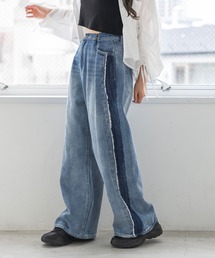 repipi armario | サイドフリンジホックデニム(デニムパンツ)