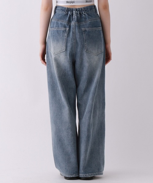 repipi armario(レピピ アルマリオ)の「サイドフリンジホックデニム(デニムパンツ・キッズ・ブルー系・SMALL/MEDIUM/LARGE)」の5枚目の写真
