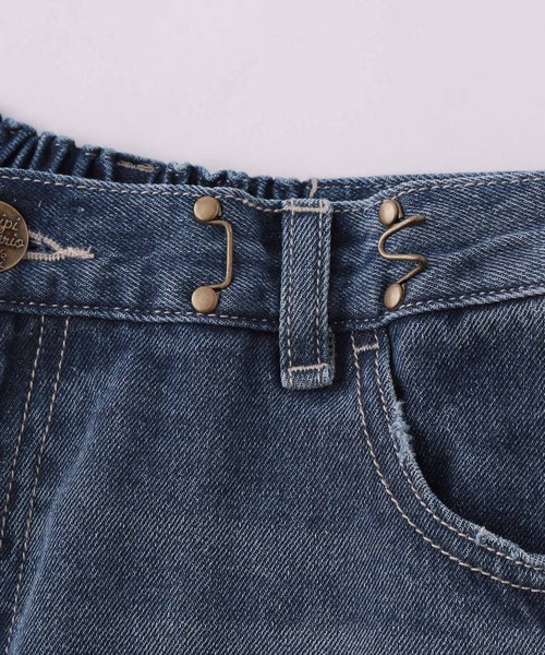repipi armario(レピピ アルマリオ)の「サイドフリンジホックデニム(デニムパンツ・キッズ・ブルー系・SMALL/MEDIUM/LARGE)」の11枚目の写真