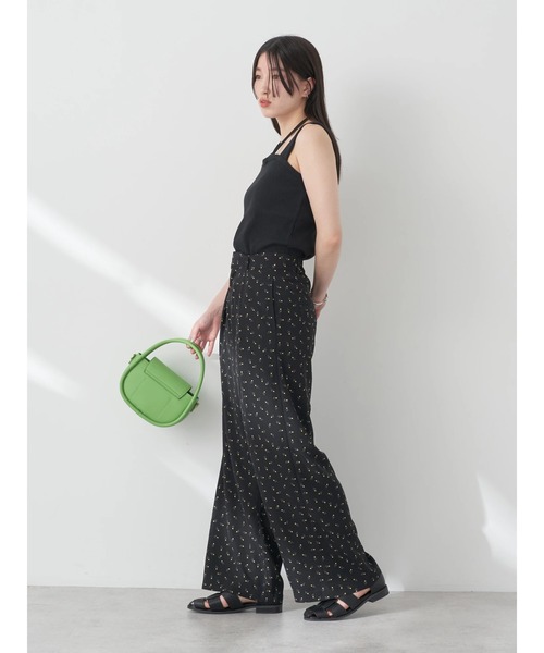 earth music&ecology（アースミュージックアンドエコロジー）の「2WAYホルター付タンクトップ（インナーウェア/肌着・レディース・オフホワイト/ブラック/オレンジ/グリーン・S/M）」の14枚目の写真