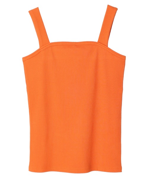 earth music&ecology（アースミュージックアンドエコロジー）の「2WAYホルター付タンクトップ（インナーウェア/肌着・レディース・オフホワイト/ブラック/オレンジ/グリーン・S/M）」の12枚目の写真