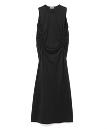 ESTNATION / シャーリングジャージーワンピース