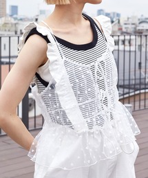 w closet | ハートフロッキーチュールキャミソール(キャミソール)