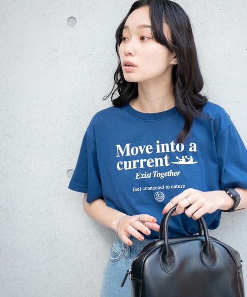 WEGO(ウィゴー)の「WEGO/ヴィンテージライクスポーツグラフィックT(Tシャツ/カットソー・レディース・ネイビー/その他1/その他2/その他3/その他4/オフホワイト・FREE)」の3枚目の写真