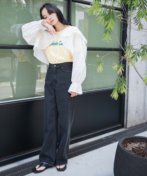 WEGO(ウィゴー)の「WEGO/ヴィンテージライクスポーツグラフィックT(Tシャツ/カットソー・レディース・ネイビー/その他1/その他2/その他3/その他4/オフホワイト・FREE)」の8枚目の写真