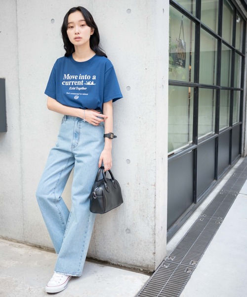 WEGO(ウィゴー)の「WEGO/ヴィンテージライクスポーツグラフィックT(Tシャツ/カットソー・レディース・ネイビー/その他1/その他2/その他3/その他4/オフホワイト・FREE)」の7枚目の写真