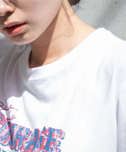 WEGO(ウィゴー)の「WEGO/ヴィンテージライクスポーツグラフィックT(Tシャツ/カットソー・レディース・ネイビー/その他1/その他2/その他3/その他4/オフホワイト・FREE)」の12枚目の写真