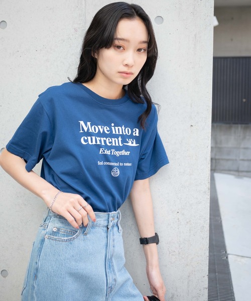 WEGO(ウィゴー)の「WEGO/ヴィンテージライクスポーツグラフィックT(Tシャツ/カットソー・レディース・ネイビー/その他1/その他2/その他3/その他4/オフホワイト・FREE)」の18枚目の写真