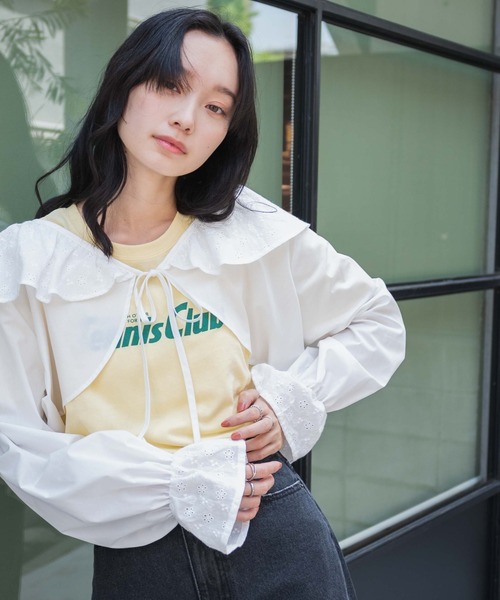 WEGO(ウィゴー)の「WEGO/ヴィンテージライクスポーツグラフィックT(Tシャツ/カットソー・レディース・ネイビー/その他1/その他2/その他3/その他4/オフホワイト・FREE)」の22枚目の写真