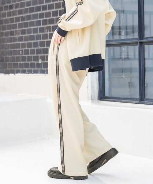 PBLIM（ページボーイリム）の「PBLIM/トラックパンツ（その他パンツ・レディース・ベージュ/ブラック/オフホワイト・LARGE/MEDIUM）」の9枚目の写真