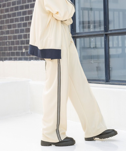 PBLIM（ページボーイリム）の「PBLIM/トラックパンツ（その他パンツ・レディース・ベージュ/ブラック/オフホワイト・LARGE/MEDIUM）」の10枚目の写真