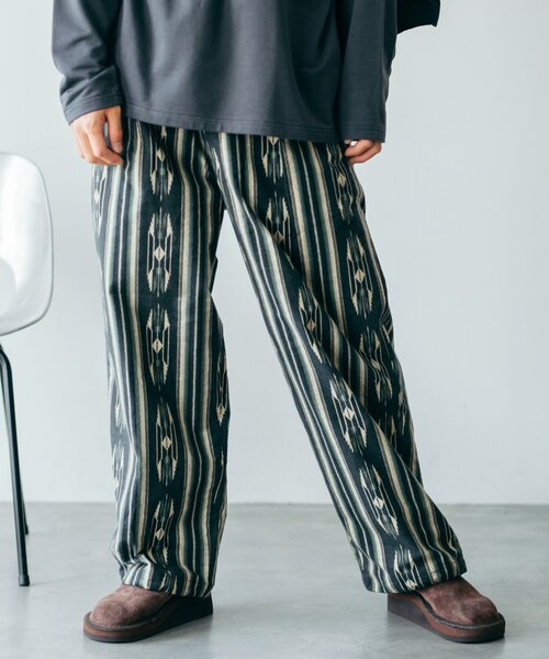 【美品】journal standard パターンオーバーパンツ　柄パンツ P/TRO パターンオーバーパンツ（その他パンツ）｜JOURNAL