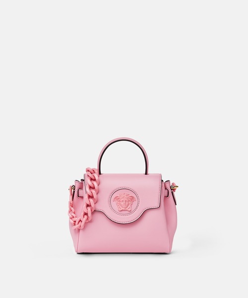 VERSACE（ヴェルサーチ）の「ラ メドゥーサ スモール ハンドバッグ（ハンドバッグ・レディース・ホワイト/バイオレット/ピンク・ONE SIZE）」の3枚目の写真