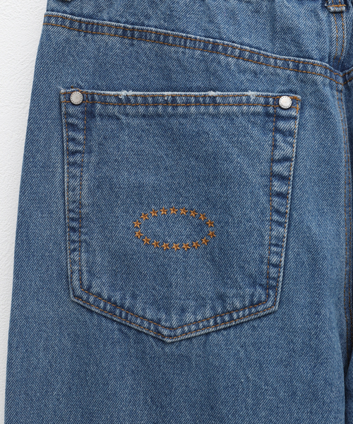 PULP/417EDIFICE（パルプフォーワンセブンエディフィス）の「【AFB / エーエフビー】STUDS DAMAGED BAGGY PANTS（デニムパンツ・メンズ・ブルー系その他・LARGE）」の6枚目の写真