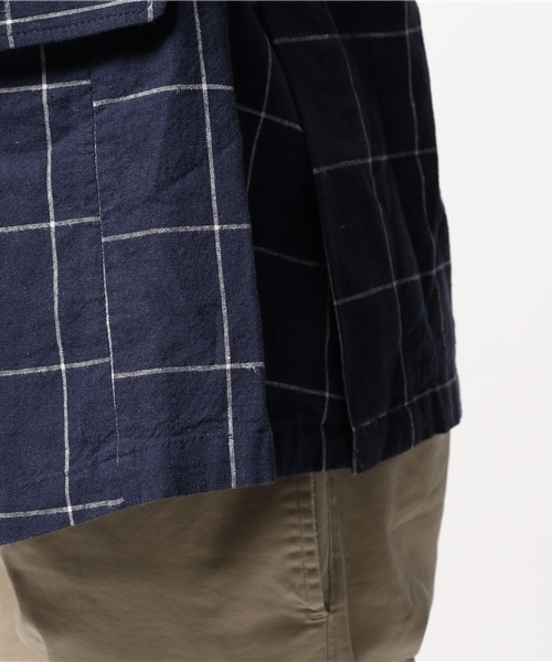OUTLET(アウトレット)の「【CIAOPANIC TYPY】麻コットンウィンドペンテーラー(テーラードジャケット・メンズ・ネイビー・LARGE/SMALL/MEDIUM)」の13枚目の写真